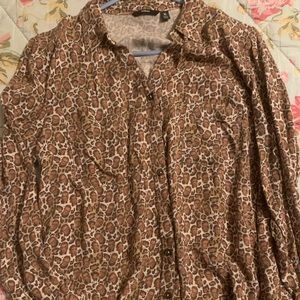 Betabrand Ruth Bader Ginsburg buron down shirt Xl